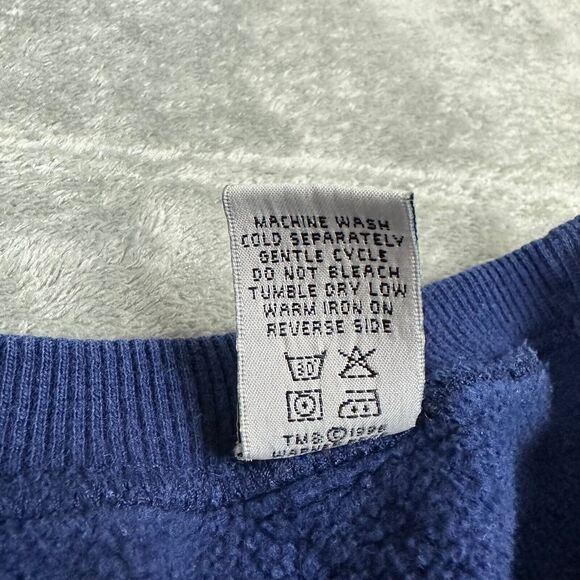 Vintage Warner Bros Kids Size XL Embroidered Space Jam Michael Jordan Sweatshirt - Picture 6 of 8